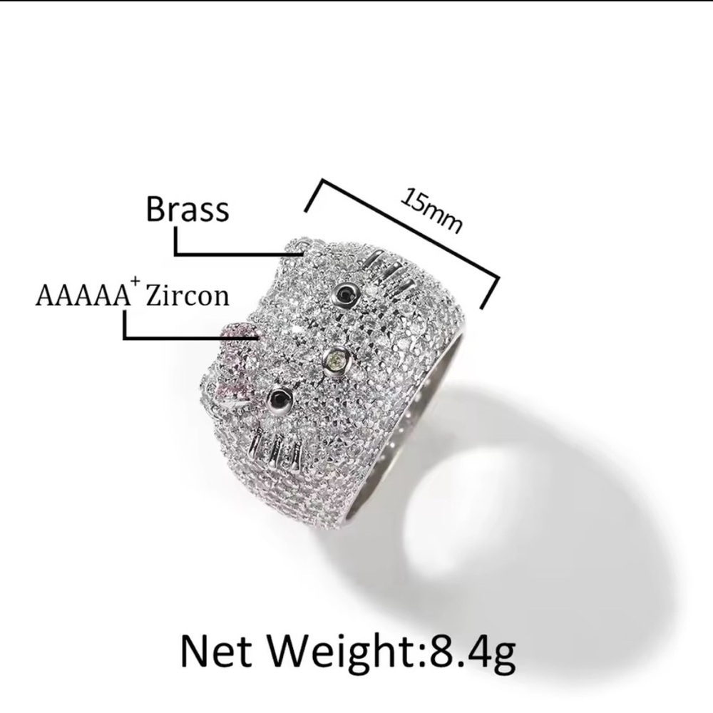 Hello kitty ring size 8 - Picture 4 of 5